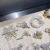 【HEFANG】He Fang Brooch, Authentic Silver Material, Same as In-store Version