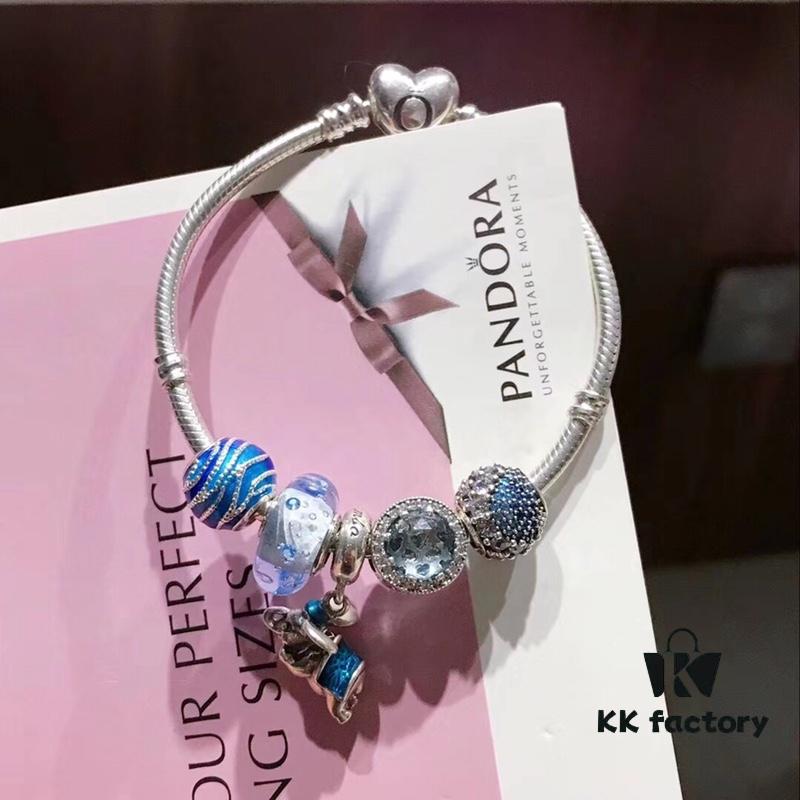 Pandora Ice Blue Bubble Flying Elephant 🐘 New Arrival! Made with Cabinet-Quality Materials, Perfect 1:1 Craftsmanship, Comparable to Authentic Store Quality!