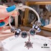 692fe0d799f2d84055c8b94f Pandora Starry Sky Blue Crystal Snowflake New Arrival!
