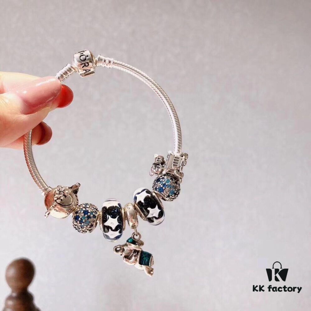 692fe0ea99f2d84055c8b96d Pandora Pandora Skyline Blue Playful Little Elephant New Arrival! Starry Sky Blue Glass, Fairy Carriage, Flower Fairy Teapot, Sparkling Diamond Lucky Blue, Perfectly Crafted with Store Materials, Quality Comparable to Official Counter, Comes with Original Packaging!