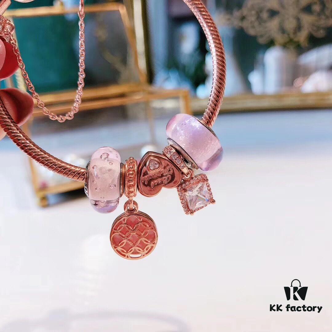 692fe0eb99f2d84055c8b96f Pandora Rose Pink Bubble Love Totem New Arrival! Made with boutique materials, perfectly crafted 1:1, quality comparable to official store products!