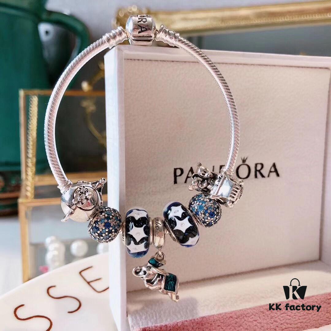 692fe0eb99f2d84055c8b971 Pandora Pandora Skyline Blue Playful Little Elephant New Arrival! Starry Sky Blue Glass, Fairy Carriage, Flower Fairy Teapot, Sparkling Diamond Lucky Blue, Perfectly Crafted with Store Materials, Quality Comparable to Official Counter, Comes with Original Packaging!