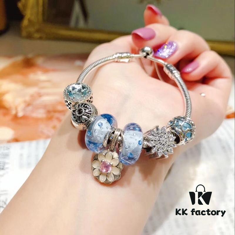 692fe0ed99f2d84055c8b973 Pandora Ice Blue Bubble Enamel Flower 🌺 New Arrival! Made with Counter Materials, 1:1 Perfect Craftsmanship, Quality Comparable to Official Stores!
