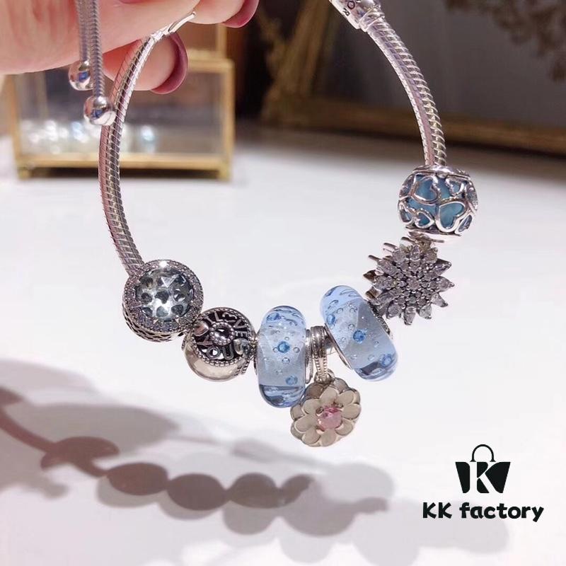 692fe0ed99f2d84055c8b974 Pandora Ice Blue Bubble Enamel Flower 🌺 New Arrival! Made with Counter Materials, 1:1 Perfect Craftsmanship, Quality Comparable to Official Stores!