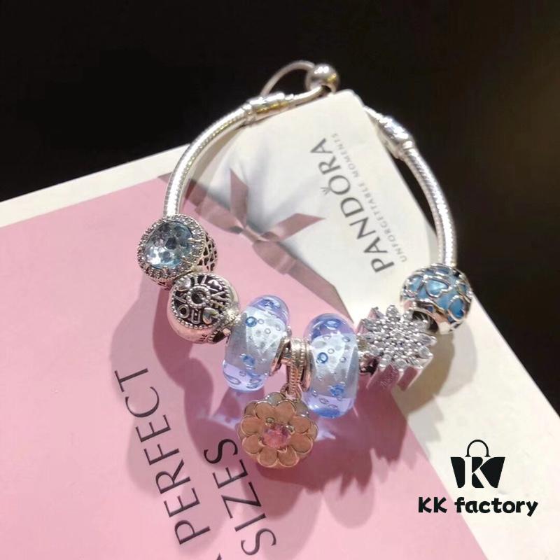 692fe0ee99f2d84055c8b977 Pandora Ice Blue Bubble Enamel Flower 🌺 New Arrival! Made with Counter Materials, 1:1 Perfect Craftsmanship, Quality Comparable to Official Stores!