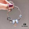 692fe0ee99f2d84055c8b978 Pandora Ice Blue Bubble Enamel Flower 🌺 New Arrival! Made with Counter Materials, 1:1 Perfect Craftsmanship, Quality Comparable to Official Stores!