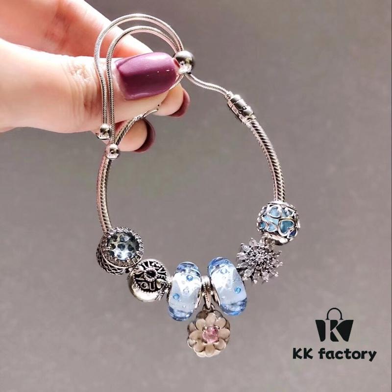 692fe0ee99f2d84055c8b978 Pandora Ice Blue Bubble Enamel Flower 🌺 New Arrival! Made with Counter Materials, 1:1 Perfect Craftsmanship, Quality Comparable to Official Stores!