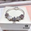692fe0f299f2d84055c8b97c Pandora Pandora Poetry Flower Blooming Cherry Blossom Cat's Eye Sparkling Pink Daisy Valentine's Day Dual Heart Star Pendant S925 Sterling Silver Jewelry