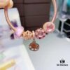 692fe0fe99f2d84055c8b990 Pandora Rose Olive Tree New Arrival, Rose Gold-Tone Bead with Pink Faceted Glass, Sparkling Pink Cat's Eye, Openwork Galaxy and Olive Tree Pendant, S925 Sterling Silver with Official Retail Packaging