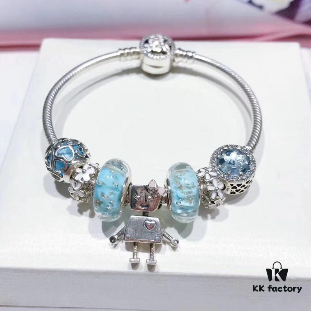 692fe10b99f2d84055c8b9a4 Pandora Pandora Gold Thread Mint Cute Bella 🤖️ New Arrival! Made with counter materials, perfectly crafted one-to-one, quality comparable to official store