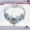 692fe10b99f2d84055c8b9a4 Pandora Pandora Gold Thread Mint Cute Bella 🤖️ New Arrival! Made with counter materials, perfectly crafted one-to-one, quality comparable to official store