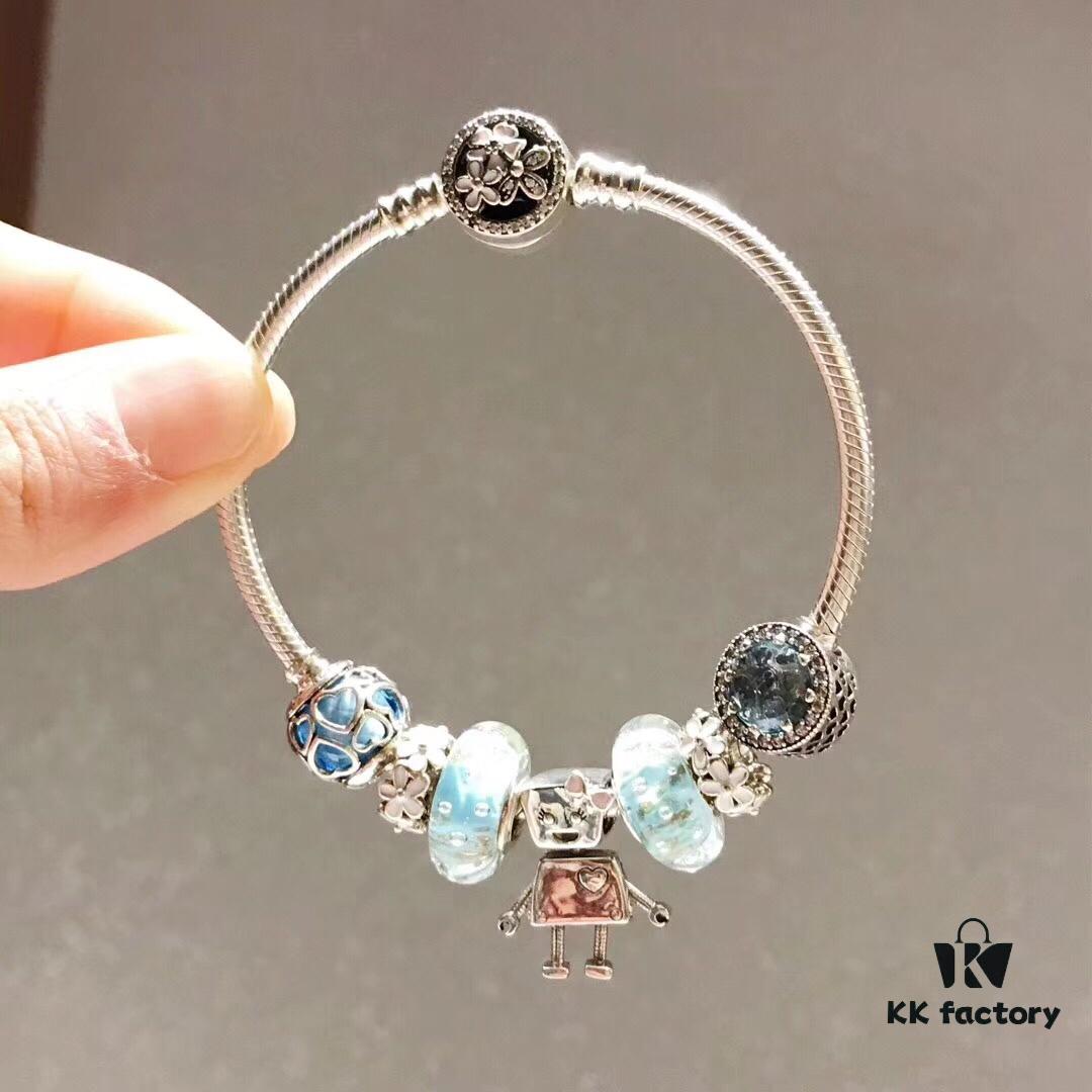 692fe10b99f2d84055c8b9a5 Pandora Pandora Gold Thread Mint Cute Bella 🤖️ New Arrival! Made with counter materials, perfectly crafted one-to-one, quality comparable to official store