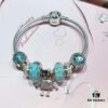 692fe10d99f2d84055c8b9a7 Pandora Pandora Gold Thread Mint Cute Bella 🤖️ New Arrival! Made with counter materials, perfectly crafted one-to-one, quality comparable to official store