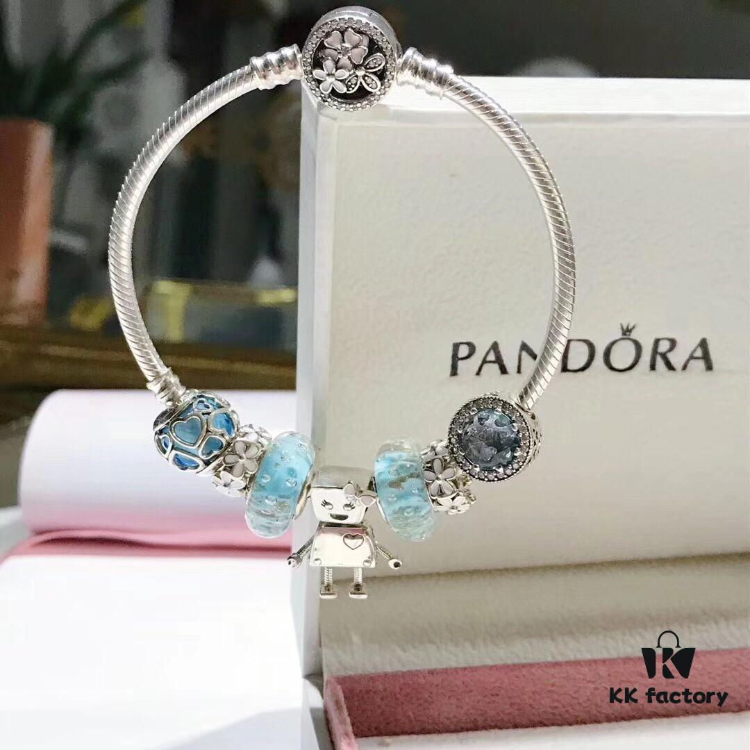 692fe10e99f2d84055c8b9a8 Pandora Pandora Gold Thread Mint Cute Bella 🤖️ New Arrival! Made with counter materials, perfectly crafted one-to-one, quality comparable to official store