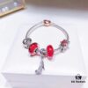 692fe11199f2d84055c8b9ad Pandora Red Bubble High Heel Shoe Christmas Charm Pendant ZP Quality