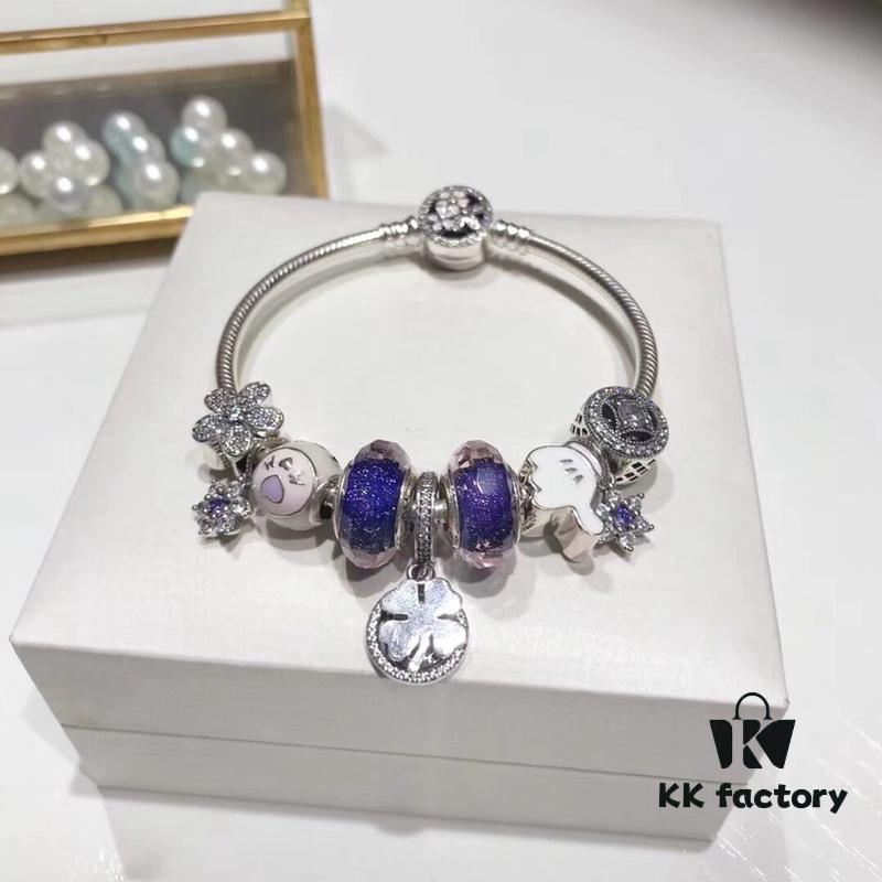 692fe11399f2d84055c8b9ae Pandora Purple Clover New Arrival! High-Quality Replica with Authentic Materials