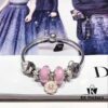 692fe11c99f2d84055c8b9c1 Pandora Pandora Silver Wire Pink Flower Blossom 🌺 New Arrival! Made with Counter Materials, Perfect 1:1 Craftsmanship, Quality Comparable to Authentic Store! Silver Wire Pink Faceted Crystal, Cherry Blossom Spacer Beads, Heart-to-Heart 💕, Pink Diamond Flower Pendant, S925 Silver with Original Packaging!