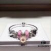 692fe11d99f2d84055c8b9c2 Pandora Pandora Silver Wire Pink Flower Blossom 🌺 New Arrival! Made with Counter Materials, Perfect 1:1 Craftsmanship, Quality Comparable to Authentic Store! Silver Wire Pink Faceted Crystal, Cherry Blossom Spacer Beads, Heart-to-Heart 💕, Pink Diamond Flower Pendant, S925 Silver with Original Packaging!