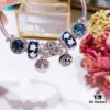 692fe12399f2d84055c8b9c9 Pandora Pandora Brilliant Blue Star⭐️ New Star Moon Series! Made with counter material, one-to-one perfect craftsmanship, quality comparable to official counter! Brilliant blue star⭐️ glass, sparkling diamond black cat eye, fairy tale pumpkin carriage, snowman pendant, nostalgic night sky star moon pendant. S925 silver comes with official counter packaging!
