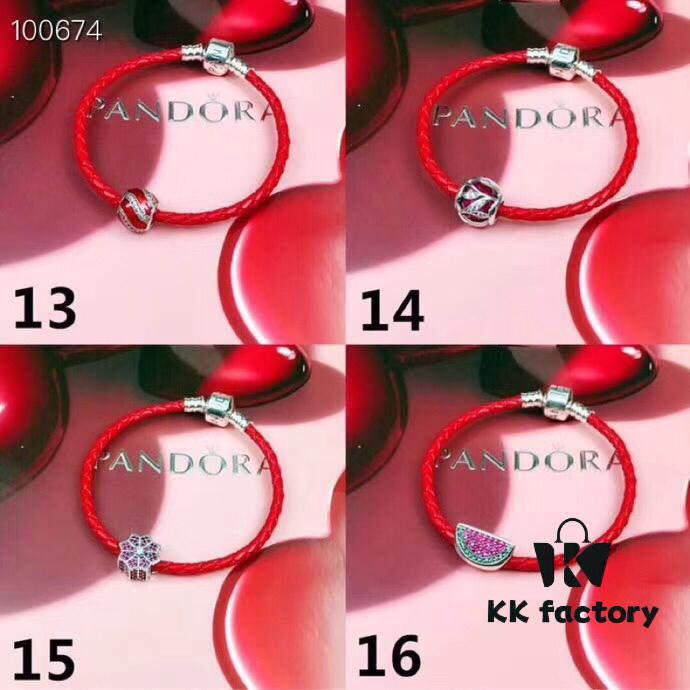 Pandora Red String Bracelet, Suitable for Adults and Children, Customizable Size