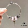 692fe13e99f2d84055c8ba02 Pandora Pink Bubble Key Pendant - New Arrival! Premium Quality, S925 Sterling Silver, Valentine's Love Bead & Heart Charm, Pink Resin Cabochon, Authentic-Like Craftsmanship with Official Packaging