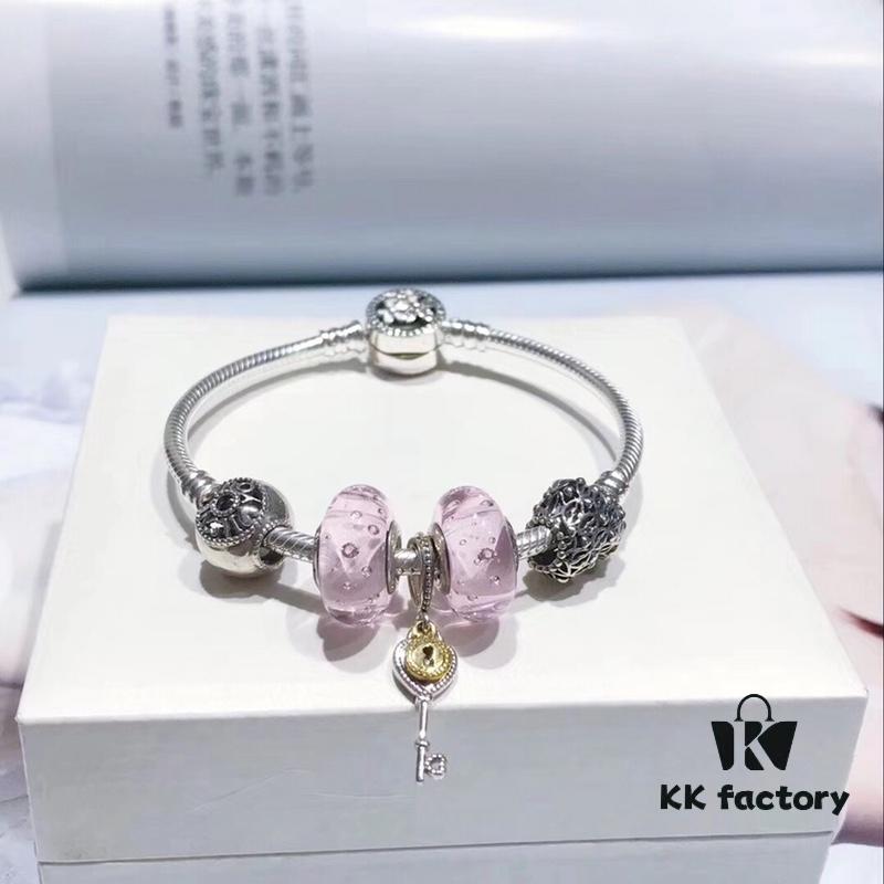 692fe13e99f2d84055c8ba04 Pandora Pink Bubble Key Pendant - New Arrival! Premium Quality, S925 Sterling Silver, Valentine's Love Bead & Heart Charm, Pink Resin Cabochon, Authentic-Like Craftsmanship with Official Packaging