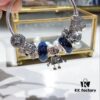 692fe14499f2d84055c8ba0f Pandora Pandora Blue Bella New Arrival! Made with counter materials, perfectly crafted one-to-one, quality comparable to official store! Sparkling blue faceted glass, fairy tale pumpkin carriage, lucky coin charm, fully diamond-encrusted 'cure-all', Mickey car 🚗, paired with robot 🤖️ Bella pendant. S925 silver comes with official packaging! 🍃🌺