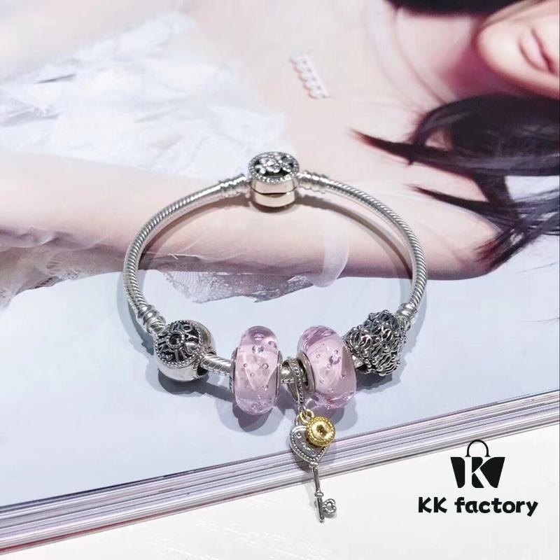 692fe14799f2d84055c8ba14 Pandora Pink Bubble Key Pendant - New Arrival! Premium Quality, S925 Sterling Silver, Valentine's Love Bead & Heart Charm, Pink Resin Cabochon, Authentic-Like Craftsmanship with Official Packaging