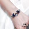 Pandora Pandora Sparkling Blue Bella Set New Arrival! One-to-one Perfect Craftsmanship Using Counter Materials, Quality Comparable to Official Counter! Sparkling Blue Faceted Glass, Fairy Tale Pumpkin Carriage, Shiny Diamond-Cut Black Cat Eye, Fully Diamondbed 'Cures All', Paired with Robot 🤖️ Bella Pendant. S925 Silver Comes with Official Packaging!