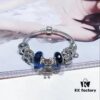692fe14899f2d84055c8ba18 Pandora Pandora Blue Bella New Arrival! Made with counter materials, perfectly crafted one-to-one, quality comparable to official store! Sparkling blue faceted glass, fairy tale pumpkin carriage, lucky coin charm, fully diamond-encrusted 'cure-all', Mickey car 🚗, paired with robot 🤖️ Bella pendant. S925 silver comes with official packaging! 🍃🌺