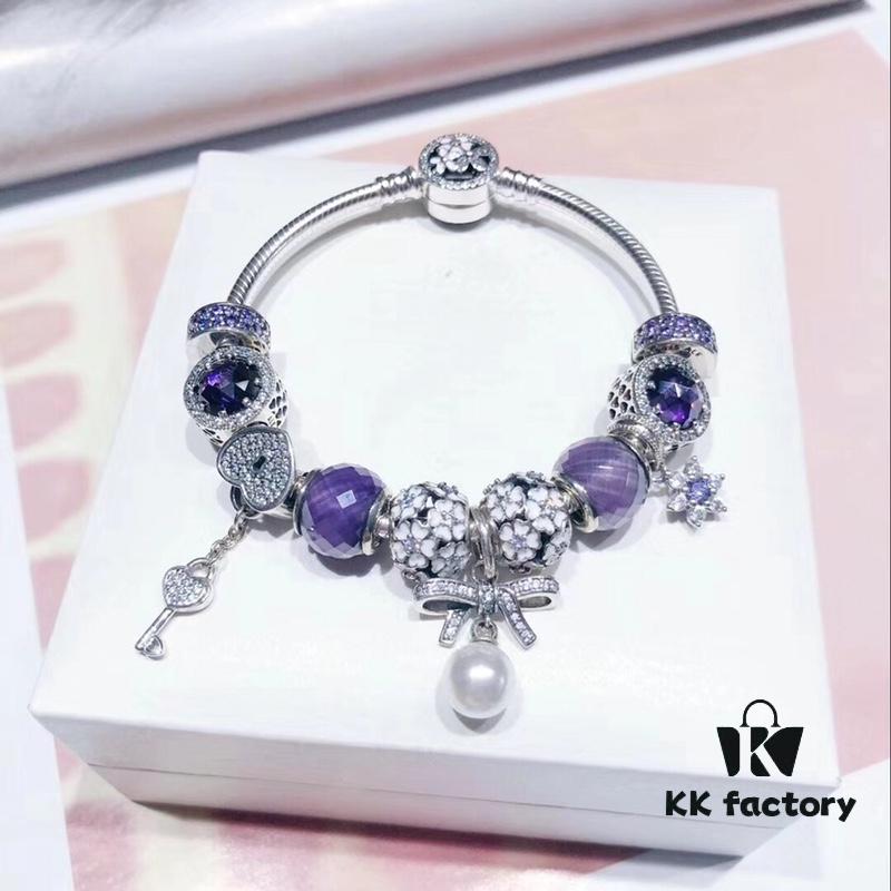 692fe14a99f2d84055c8ba1e Pandora Romantic Purple Daisy Cherry Blossom Jewelry