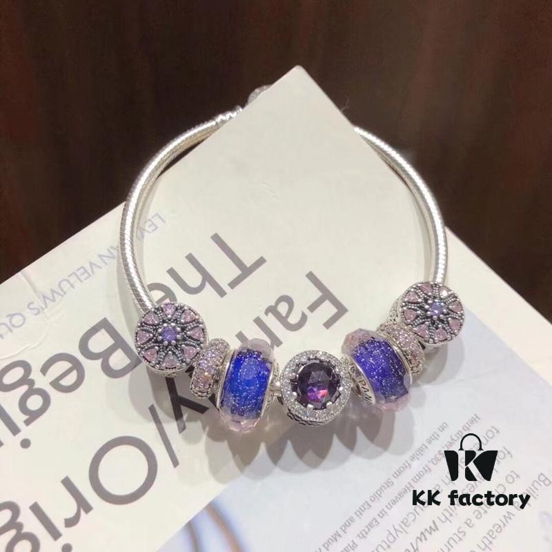 692fe15699f2d84055c8ba33 Pandora Purple Sparkling Diamond Medal New Arrival! High-Quality Replica with Cabinet Materials, Perfect Craftsmanship, Comparable to Authentic Quality!