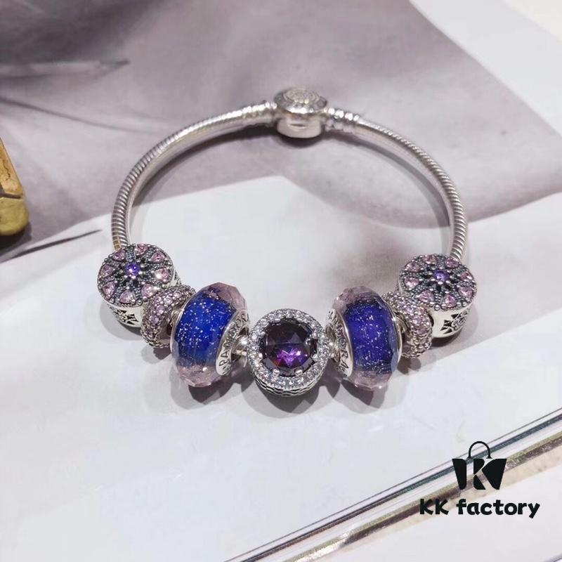 692fe15699f2d84055c8ba34 Pandora Purple Sparkling Diamond Medal New Arrival! High-Quality Replica with Cabinet Materials, Perfect Craftsmanship, Comparable to Authentic Quality!