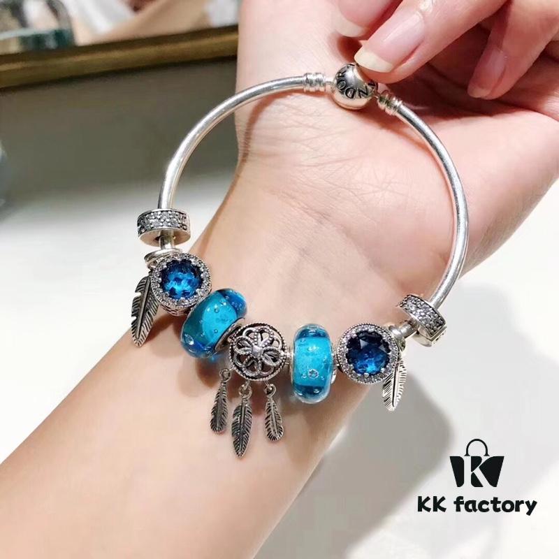 692fe15a99f2d84055c8ba3d Pandora Ocean Bubble Blue Romantic Dream Catcher New Arrival! High-Quality Replica with Authentic Materials