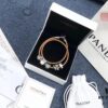 692fe16399f2d84055c8ba4b Embrace a Colorful Summer with Freedom and Joy: Limited Edition 2018 Pandora Bohemian Leather Bracelet in Sterling Silver and Leather
