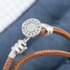692fe16399f2d84055c8ba4c Embrace a Colorful Summer with Freedom and Joy: Limited Edition 2018 Pandora Bohemian Leather Bracelet in Sterling Silver and Leather