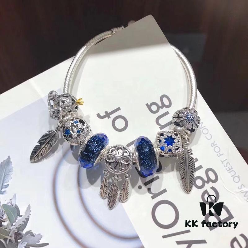 Pandora Blue Dreamcatcher New Arrival! High-Quality Replica with Authentic Materials, Perfect Craftsmanship Comparable to Original