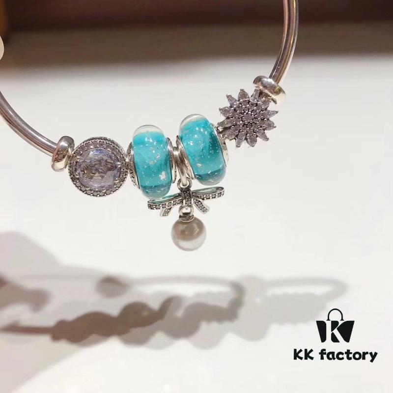 692fe16999f2d84055c8ba59 Pandora Pandora Silver Mint Pearl Bow 🎀 New Arrival! Perfectly Crafted with Counter Materials, One-to-One Replica, Quality Rivals Official Stores!
