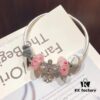 692fe16c99f2d84055c8ba5f Pandora Pandora Peach Blossom Daisy Flower New Arrival! Crafted with counter materials for a perfect 1:1 replica, quality comparable to official store. Featuring peach blossom glass bead, Valentine's Day double heart charm, and fully diamond-encrusted daisy flower pendant. Made in S925 silver with official packaging!