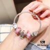 692fe16d99f2d84055c8ba60 Pandora Pandora Peach Blossom Daisy Flower New Arrival! Crafted with counter materials for a perfect 1:1 replica, quality comparable to official store. Featuring peach blossom glass bead, Valentine's Day double heart charm, and fully diamond-encrusted daisy flower pendant. Made in S925 silver with official packaging!