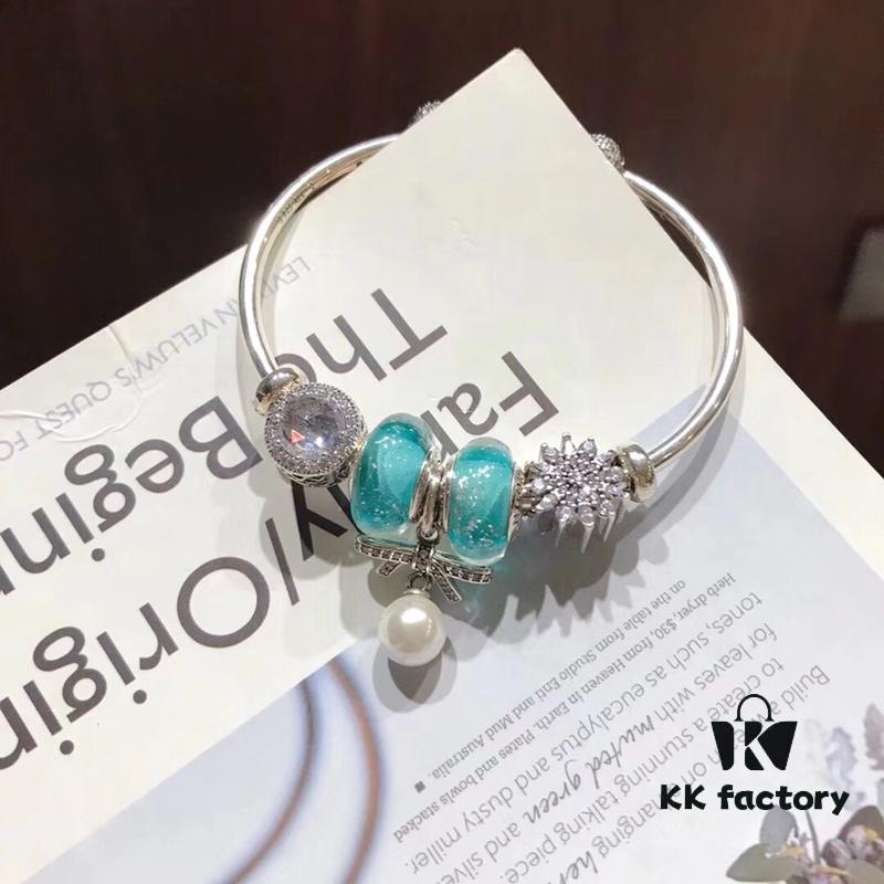 692fe16d99f2d84055c8ba61 Pandora Pandora Silver Mint Pearl Bow 🎀 New Arrival! Perfectly Crafted with Counter Materials, One-to-One Replica, Quality Rivals Official Stores!