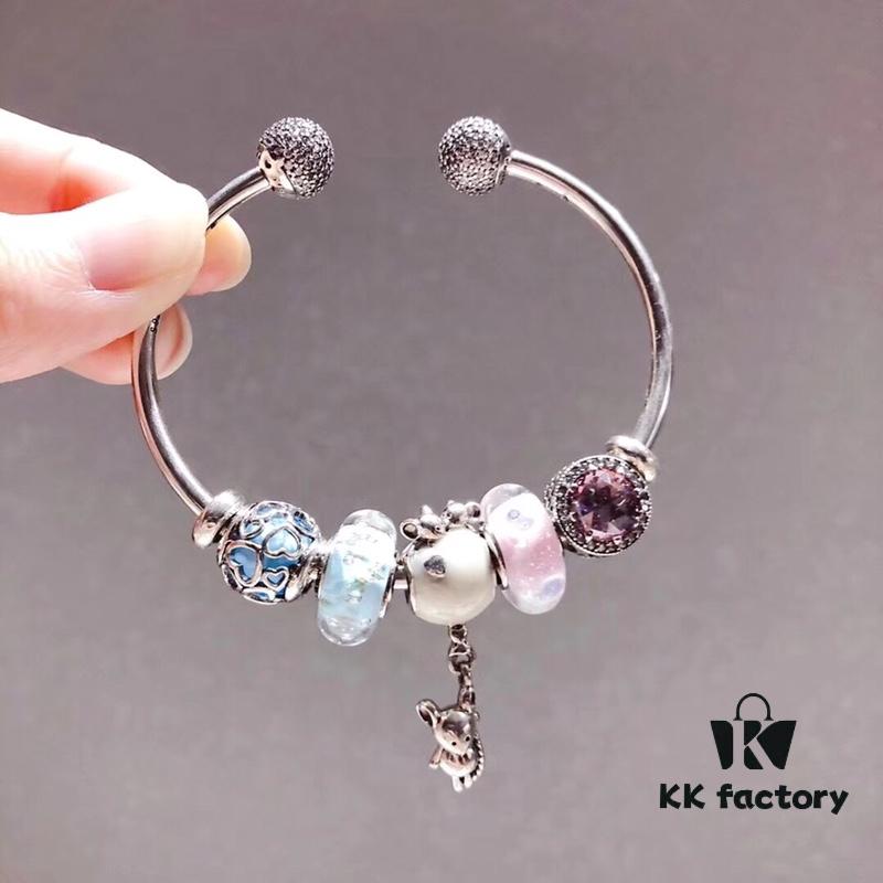692fe17c99f2d84055c8ba7b Pandora Couples Color-Block Confession Balloon 💕 New Arrival! Mint Enamel with Pink Mosaic Heart, Sparkling Cat's Eye Stone, Interwoven Love Design, White Mickey Mouse Pendant, 925 Sterling Silver