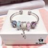 692fe17c99f2d84055c8ba7c Pandora Couples Color-Block Confession Balloon 💕 New Arrival! Mint Enamel with Pink Mosaic Heart, Sparkling Cat's Eye Stone, Interwoven Love Design, White Mickey Mouse Pendant, 925 Sterling Silver