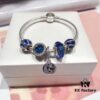 692fe18599f2d84055c8ba92 Pandora Pandora Blue Star and Moon New Arrival! Highest Quality on Market, Supports Counter Cleaning! Made with Authentic Counter Materials, Perfect 1:1 Craftsmanship! Imported Thai Original Silver Wire with Brilliant Blue Cat's Eye Snowflake Beads, Light of Love Bead, Blue Lucky Charm Bead, Star and Moon Pendant. S925 Silver with Official Packaging!