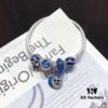 692fe18899f2d84055c8ba98 Pandora Pandora Blue Star and Moon New Arrival! Highest Quality on Market, Supports Counter Cleaning! Made with Authentic Counter Materials, Perfect 1:1 Craftsmanship! Imported Thai Original Silver Wire with Brilliant Blue Cat's Eye Snowflake Beads, Light of Love Bead, Blue Lucky Charm Bead, Star and Moon Pendant. S925 Silver with Official Packaging!
