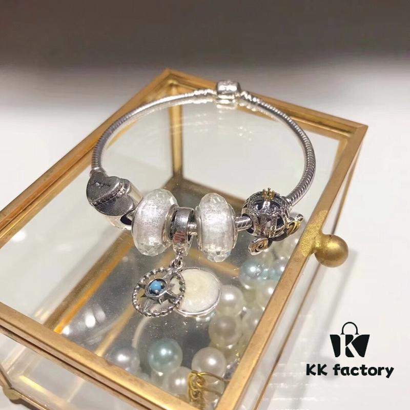 692fe18999f2d84055c8ba9b Pandora White Lover New Arrival! Made with counter-grade materials, perfectly crafted in 1:1 precision, quality comparable to official store products! Featuring white faceted crystal, fairy-tale pumpkin carriage, love double-heart charm, North Star pendant, and the iconic White Lover design. Crafted in S925 sterling silver and comes with official packaging!