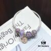 692fe18a99f2d84055c8ba9d Pandora Pandora Silver Wire Purple Flower New Arrival! Highest Quality Available, Compatible with Official Counter Cleaning! Made with Cabinet Materials, Perfect 1:1 Craftsmanship! Imported Original Purple Glass from Thailand 🇹🇭, Sparkling Diamond Beads, Shiny Full-Paved Purple Five-Petal Flower, Purple Lace-Covered Ball Pendant. S925 Silver Comes with Official Packaging!