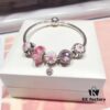 692fe18b99f2d84055c8baa2 Pandora Pandora Peach Blossom Love New Arrival! Made with counter materials, perfectly crafted one-to-one, quality comparable to counter! Pink peach blossom glass beads, sparkling pink cat's eye, magnolia gradient enamel charm, magnolia pendant, soft pink and fashionable, a new love-themed collection. Comes with S925 silver and original counter packaging!