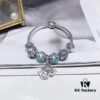692fe18c99f2d84055c8baa5 Pandora Pandora Ocean Blue Twist Love New Arrival! Made with counter materials, perfectly crafted one-to-one, quality comparable to official counter! Ocean blue striped glass, ocean blue entwined love, ocean blue cat's eye, full diamond positioned clasp, I love you flashing diamond pendant, S925 silver comes with official counter packaging!