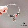 692fe18e99f2d84055c8baac Pandora Pandora Silver Wire Bright Red Love New Arrival! Highest Quality on Market, Supports Counter Cleaning! Made with Counter Materials, Perfect 1:1 Craftsmanship! Imported Original Thai Silver Wire Red Glass, Sparkling Heart, I Love You Pendant, S925 Silver with Counter Packaging!